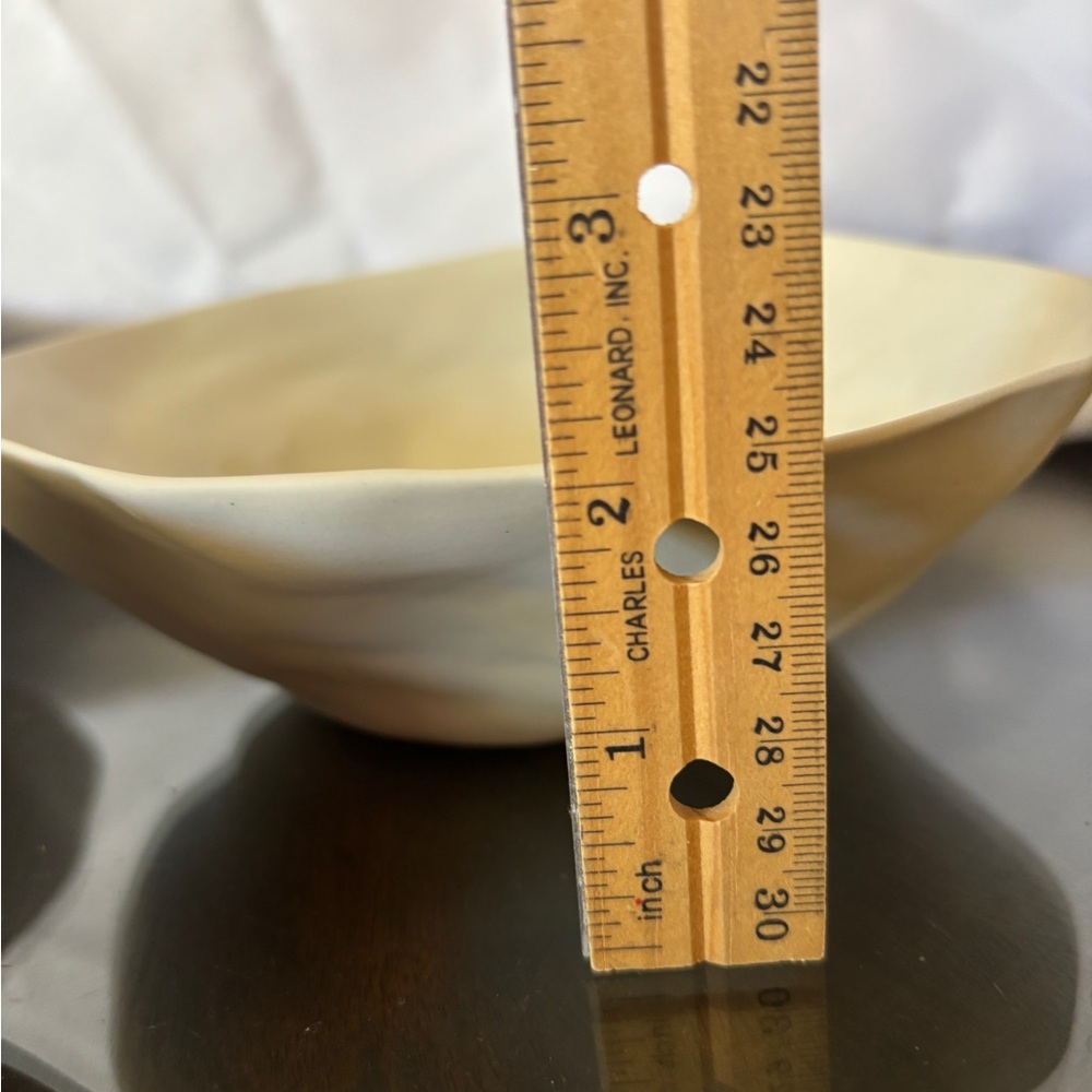 Set of Be Home Stoneware Bowls in Gray and Cream - Picture 15 of 16